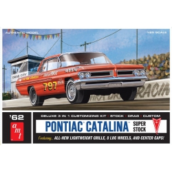 Model Plastikowy - Samochód 1:25 1962 Pontiac Catalina Super Stock Car - AMT1392